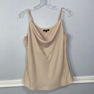Papermoon Solid Draped Collar Top Size: M